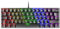 Mars Gaming MK60 Schwarz, Mechanische Gaming Tastatur FRGB, Antighosting, Switch Mechanischer Rot, Italienisch Sprache