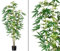 bambussi Marijuana Hanf Kunstbaum 160cm mit 5 Zweigen und Blättern im Topf