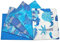 Fabric Palette - Dino Blues Baumwollstoffpaket, 5 Stück (45,7 x 53,3 cm), 100 % Baumwolle, zum Basteln, für Kinderzimmer, Quilten, Patchwork, Nähen, Wimpelketten
