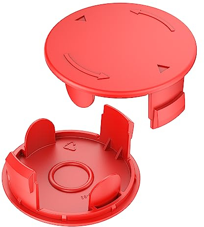 FUSHUI Lot de 2 Capuchons de Bobine de débroussailleuse F016L72438 pour Bosch Art 24, Art 27, Art 30, Coupe-Herbe Advanced GrassCut36, Art 30-36 LI, ART24+, ART27+, ART30+
