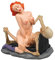 NICEYEA Totenkopf Statue Skelett Gothic Sexy Statue -Die Liebe stirbt nie-Kunst Paar Skulptur Halloweendeko Romantische Dekoration für Halloween Bar Party Home