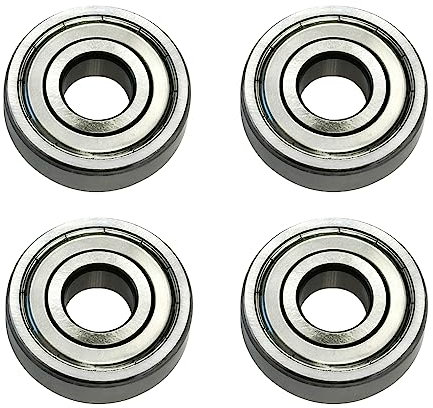 4 Stück SKF Rillenkugellager 6204 20 x 47 x 14 mm 2Z Metalldichtung Kugellager