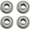 4 Stück SKF Rillenkugellager 6204 20 x 47 x 14 mm 2Z Metalldichtung Kugellager