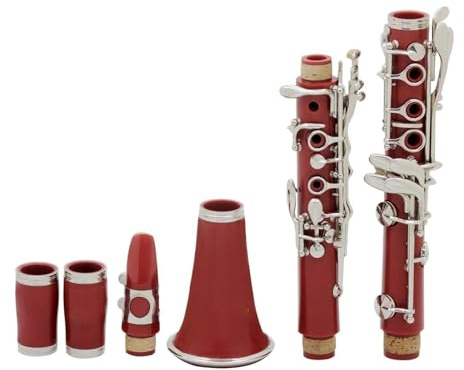 Klarinette Bb17 Tasten Rote Klarinette Professionelle B-Klarinette für Anfänger