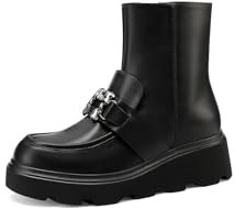 QUEEN HELENA Stivaletti con Strass Stivali Bassi Casual Donna X31-94 (Nero, Sistema Taglie Calzature EU, Adulto, Donna, Numero, Media, 35)