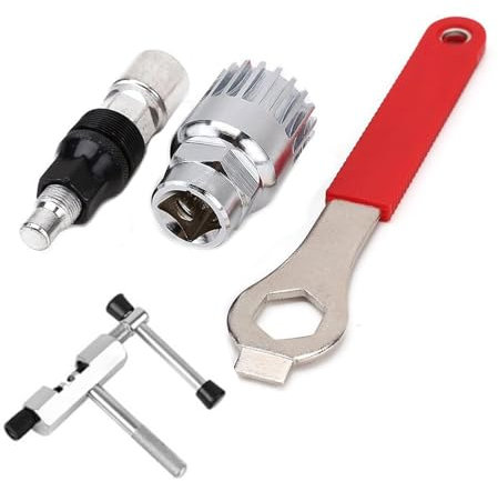 Bicycle Crank Removal Tool,Bottom Bracket Tool,Bottom Bracket Removal Tool,Bike Crank Removal Tool,Silver Connector, 20 Tooth Puller,Suitable for Mountain Bikes and MTB Square Threaded Cranksets