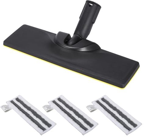 Floor Nozzle Set for Kärcher SC2 SC3 SC4 SC5, 3Pcs Microfibre Floor Cloths Steam Cleaner Accessories Replacement Floor Nozzle for Kärcher Steam Cleaner for All Types of Surfaces