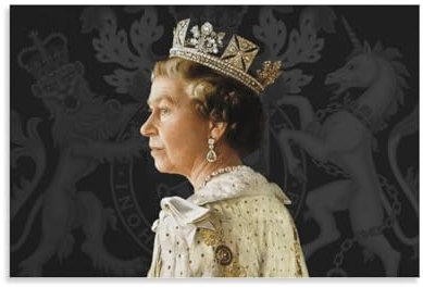 Poster Queen Elizabeth II., Elizabeth Alexandra Mary (2), Bilddruck, Wandkunst, Poster, Gemälde, Leinwand, Poster, Kunstwerke, Raumästhetik, 30 x 45 cm
