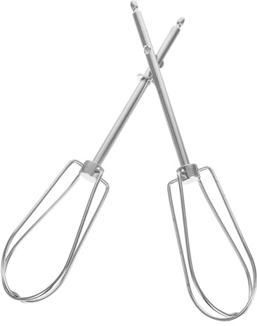 Generisch 2 Stück Rührbesen für Elektrische Mixer Austauschaufsätze für Ersatzteile für Handmixer und Küchengeräte Vielseitig und Benutzerfreundlich