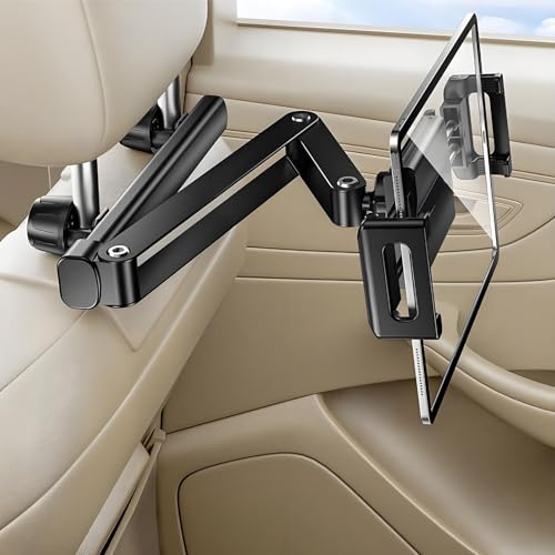 CBYUANHANG Tablet Halterung Auto für Volvo XC60, 360° Drehung Tablet Halter Kopfstütze, Dreifacht Faltbares Tablethalterungen Auto für iPad iPhone