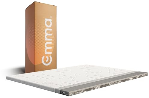 Emma Premium Topper 180x200 | Atmungsaktiver & Klimaregulierender Matratzentopper | 8 cm Höhe | Waschbarer Bezug