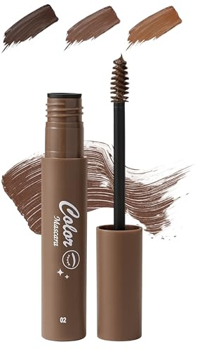 Erinde Getöntes Augenbrauen Gel, Wasserfest & Schweißresistent, Hochpigmentiert, Langanhaltender Halt für Volle und Definierte Brauen, Augenbrauenfarbe mit Weicher Farbwirkung, Augenbrauen Mascara #02