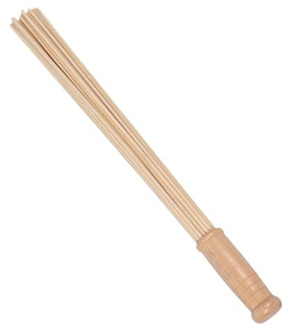 ABOOFAN Body Relaxation Bamboo Hammer Manual Tapping Massage Stick for Back Neck Arms Legs Muscle Therapy Tool Home Spa Use