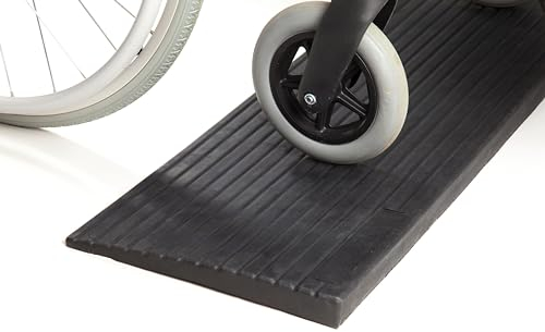 The Ramp People 1.2cm Threshold Ramp for Doorways 4mm - 100mm (12mm) - Outdoor Scooter and Wheelchair Ramp Antislip 1000kg Capacity
