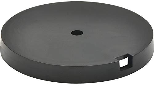 QuickClick Basisteil zum Anschrauben ø 50 mm, Höhe 5 mm, Kunststoff schwarz
