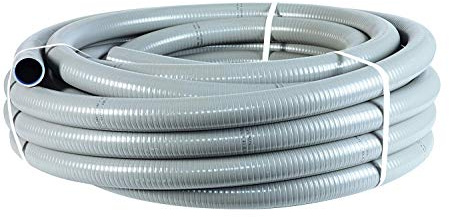 well2wellness® PVC Flexschlauch 40mm / PVC Klebeschlauch 40mm für Pool und Teich | 25m Rolle | Flexibel Teilbar | Robust | Vielseitig Einsetzbar | Formstabil