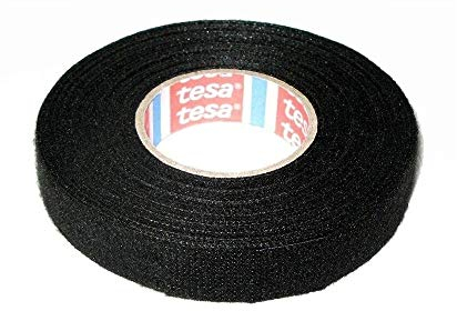 Tesa Gewebeband Klebeband 15mm x 25m für Haushalt Isolierband für Kabelbäume Baumwolle Klebeband