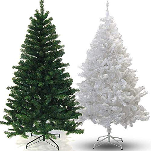 Classic Artificial Realistic Natural Branches Pine Christmas Tree Xmas Green-Unlit 4FT, 5FT, 6FT,7FT