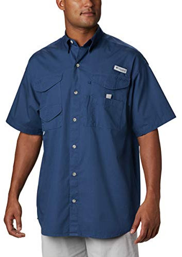 Columbia Men's PFG Bonehead™ Short Sleeve Shirt,Carbon,XX-Large