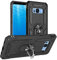Yiakeng Hülle für Samsung Galaxy S8 Handyhülle, Galaxy S8 Hülle Stoßfest Schutzhülle Mit Ring Standfunktion Case Cover für Samsung Galaxy S8 (Schwarz)