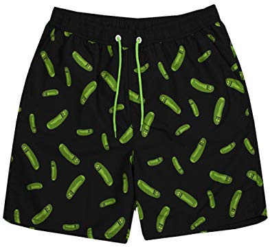 Rick und Morty Badeshorts Herren Erwachsene Pickle Rick Badehose