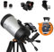 Celestron 22462 StarSense Explorer DX 5” Smartphone App-Enabled Schmidt-Cassegrain Telescope Works with StarSense App to Help You Find Stars, Planets & More – iPhone/Android Compatible