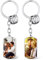 Custom4U Porte Clef Gravé 2 Photos Porte Clés Personnalisable