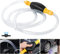 Flintronic Pompa Manuale di Trasferimento del Liquido dell'Acqua, ad Alto Flusso per Carburante dell' Auto, Benzina o Diesel, con Tubo Sifone 2M e Valvola di Regolazione
