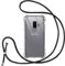 Vauki handyband für Samsung Galaxy S9 Plus Hülle mit Band Handyhülle Silikon Transparent zum Umhängen Stoßfest mit Kordel Necklace Schnur TPU Bumper Case für Samsung S9 Plus