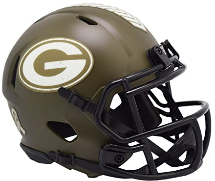 Riddell Unisex-Erwachsene Salute to Service Speed Mini, Olivgrün, Medium