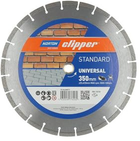 NORTON Clipper Diamant Sägeblatt Standard Universal (Ausführung: 350 x 25,4 / 20 mm)