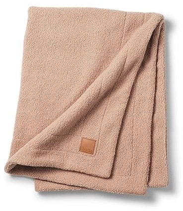 Elodie Details Babydecke Kuscheldecke Kinderwagendecke aus Oeko-Tex Pearl Velvet Extra Weich und Warm 75 x 100 cm - Pink Bouclé