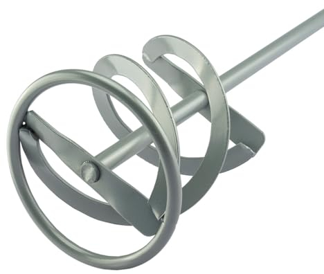Titan Mörtelrührer - Wendelrührer - Farbrührer - 60cm - M14 Gewinde - schnelles Mischen von Farbe, Zement, Gips & Beton - für elektrisches Rührgerät PMX216