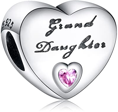HAEPIAR S925 Sterling Silber Charme für Armband Halskette Charm Dangle Liebesbrief, Nichte für Frauen Mädchen Geburtstag Geschenke