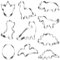 Torytoe Tagliabiscotti Dinosauri, 10 Pezzi Forme Biscotti Dinosauri, Stampi per Biscotti Dinosauri Acciaio Inox, Coppapasta Dinosauro per Bambini Compleanno Festa Tema Party Decorazioni