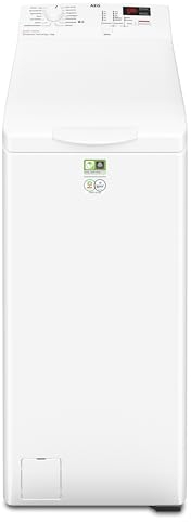 AEG Waschmaschine Toplader, Serie 6000 ProSense: Mengenautomatik, 6 kg, EEKL B, SoftOpening Trommeldeckelöffnung, Wasserschutzalarm, Wasserstoppschlauch, Inverter Motor, 1200 U/min, LTR6A41260