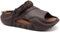 COFACE Mens Sandals with Arch Support Orthopedic Slides for Men Orthotic Clogs 2025 Recovery Sandal Man Plantar Fasciitis Summer Casual BrownKhaki Size 9