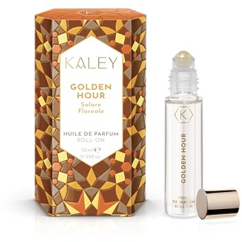 Kaley | Parfüm Roll-On Golden Hour, Sonnenblumen-Vanille, 10 ml, hergestellt in Italien