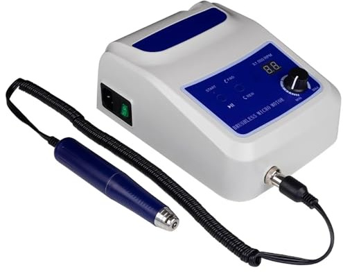 LeTkingok Professionelle Jade Schnitzmaschine, AC 220V flexible Welle Gravur Wurzelschnitzerei Bohrfutter Griff Bürstenloser Motor 0–50.000U/min (3.17MM Spannfutter)