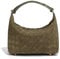 Luxuriöse Wildleder-Hobo-Tasche für Damen, gewebtes Leder, Schultertaschen mit Tragegriff oben, Hh04, Small