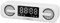 Kueohse Altavoz Bluetooth con Reloj Inteligente, Espejo LED HD, Radio FM, Reproducción de Audio Bluetooth Multifunción, Color