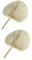 POPETPOP 2 Piezas Ventilador Vintage para Decoración de Pared y Uso para Adultos Accesorio de Enfriamiento para Fiestas y Actividades