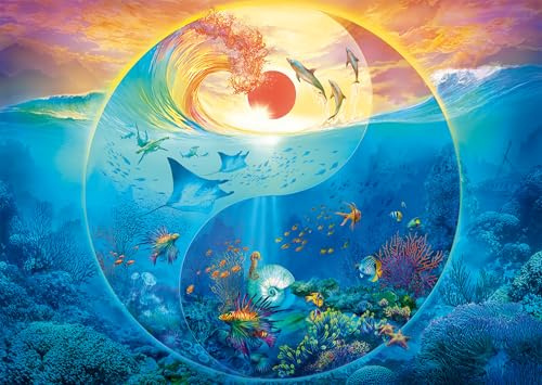 Schmidt 58594 Im Reich der Meerestiere, Silvia Christoph, 1000 Teile Puzzle