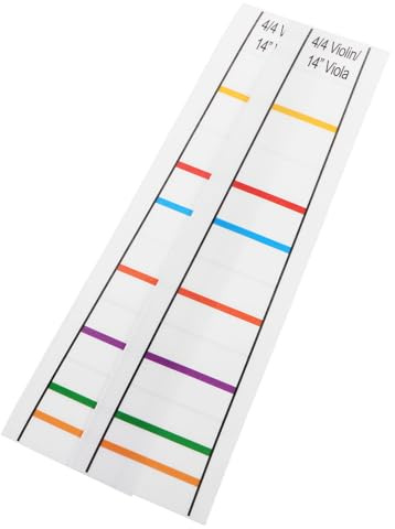 CONGARTENO 2 Stück Transparentes Violin fingerpositions Anfänger Violine Klare Aufkleber zur Präzisen Skalen Fingerplatzierung Abwischbar Langlebig und Einfach Anzubringen