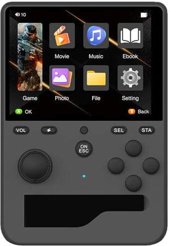 Tragbare Retro-Spielkonsole | 3,0 Zoll IPS HD-Display, 5000 mAh Akku & Magnetisches Kabelloses Laden | Über 5000 Klassische Spiele