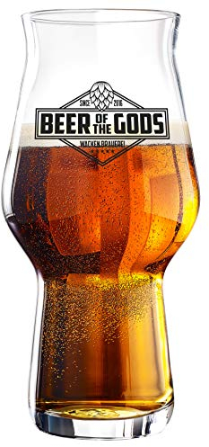 Wacken Brauerei - Verre à bière Artisanale Craftmaster One - imprimé Beer of The Gods - Craft Beer - Lot de 1