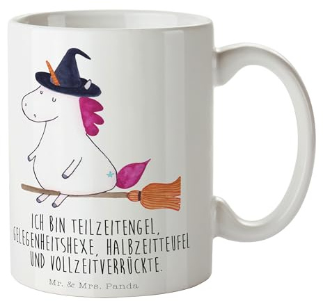 Mr. & Mrs. Panda Tasse Einhorn Hexe, Keramik, 325 ml