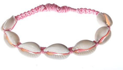 Ciffre Muschelarmband Glücksbringer Geburtstag Armband Band Muschel Rosa