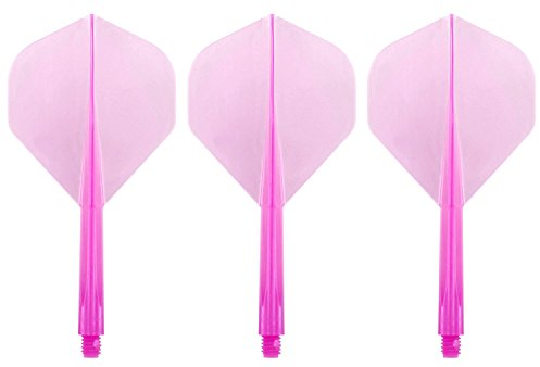 Condor Zero Stress Flight System - Standard Clear Pink - Dart Flights Medium