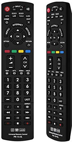 Alkia Replacement Panasonic TV Remote Control Compatible with Panasonic TV Remote, Universal TV Remote for All Panasonic Viera Smart TV HD LCD LED Plasma TV - No Setup Required